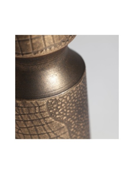 Jarrón VESC Ø13x31 cm, Acero / Oro - Kodu Home Design