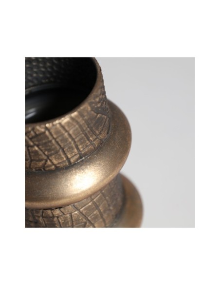 Jarrón VESC Ø14x24 cm, Acero / Oro - Kodu Home Design