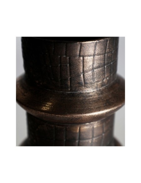 Jarrón VESC Ø18x29 cm, Hierro / Oro - Kodu Home Design