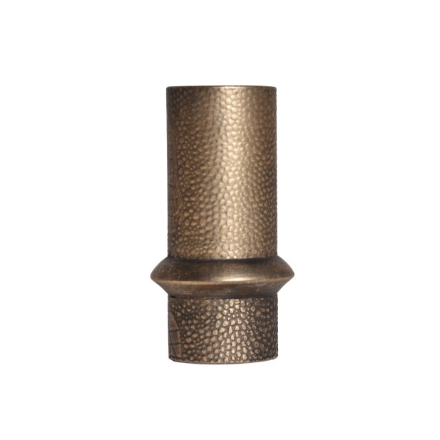 Jarrón VESC Ø14x26 cm, Hierro / Oro -...
