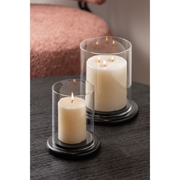 Set 2 Portavelas BLASIGE, DM / Negro...