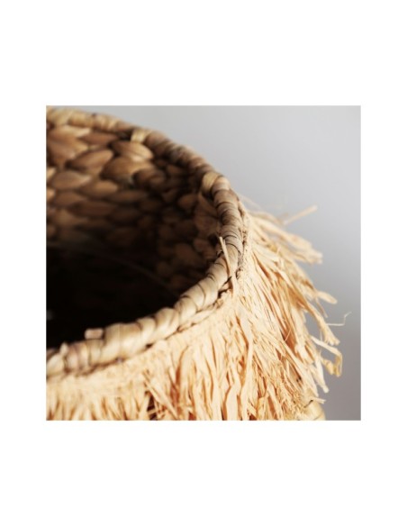 Set 2 Cestos KASSES, Fibra Natural / Marrón - Kodu Home Design