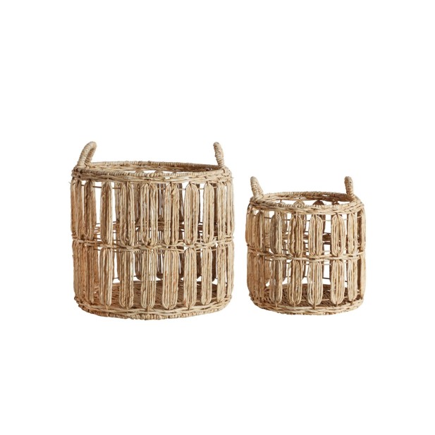 Set 2 Cestos DIEKY, Fibra Natural /...