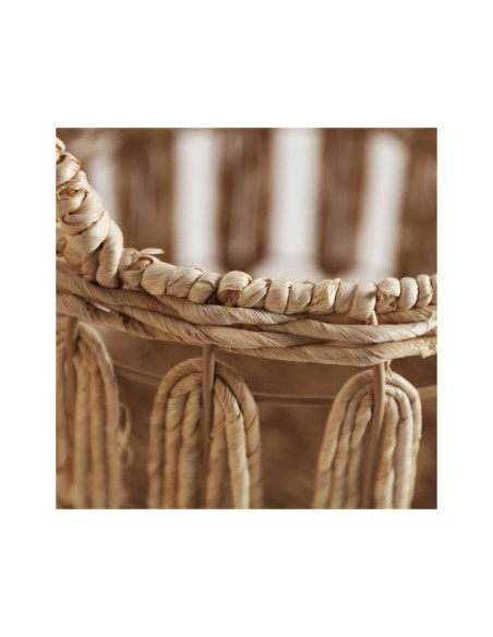 Set 2 Cestos DIEKY, Fibra Natural / Marrón - Kodu Home Design