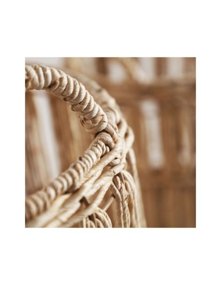 Set 2 Cestos DIEKY, Fibra Natural / Marrón - Kodu Home Design