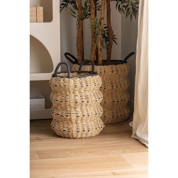 Set 2 Cestos WICA, Fibra Natural /...