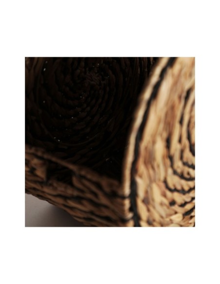 Set 2 Cestos BLAIR, Fibra Natural / Negro, Natural - Kodu Home Design