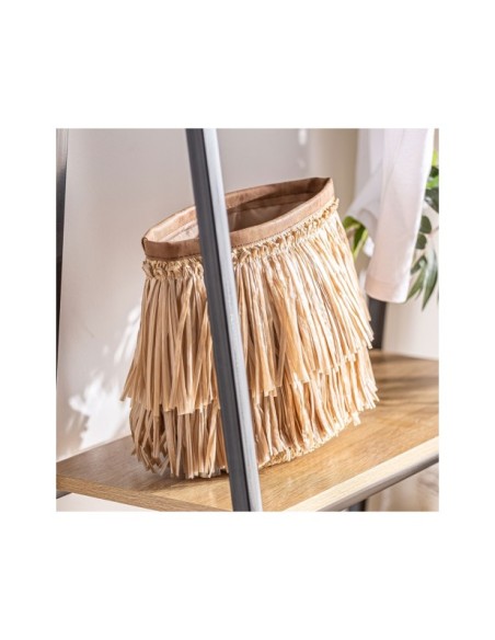 Cesto BHUV, Fibra Natural / Marrón - Kodu Home Design