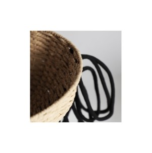 Set 2 Cestos WICA, Fibra Natural / Negro, Natural - Kodu... 2