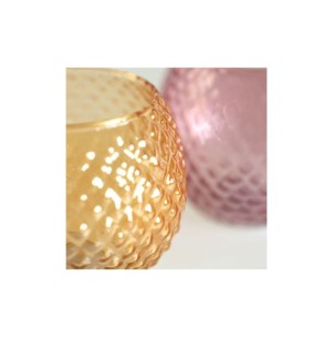 Set 4 Portavelas JUKE, Vidrio / Multicolor - Kodu Home... 2