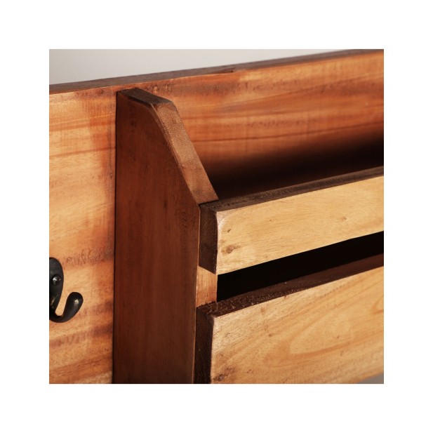 Perchero AKVIRAN, Caoba / Marrón -...