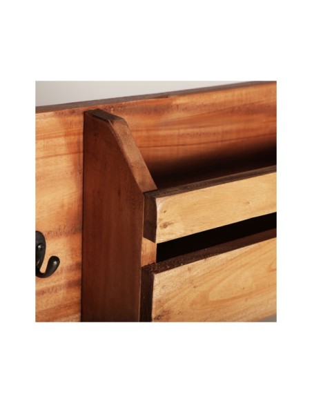 Perchero AKVIRAN, Caoba / Marrón - Kodu Home Design