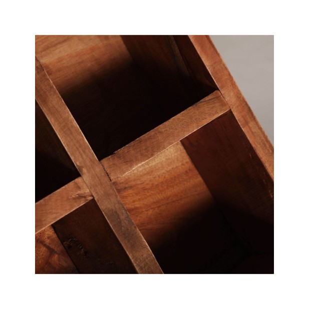 Macetero Bandeja AKVIRAN, Caoba /...