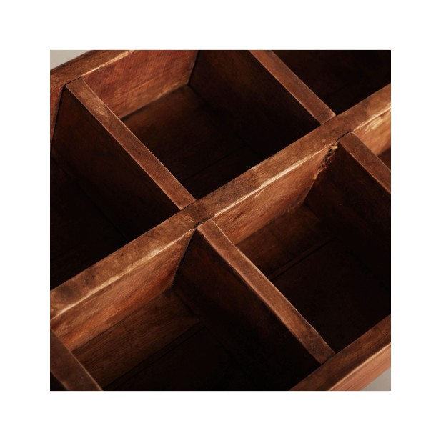 Macetero Bandeja AKVIRAN, Caoba /...