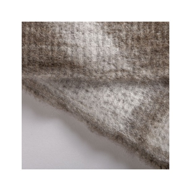 Manta Plaid DUNIA, Acrílico / Marrón...