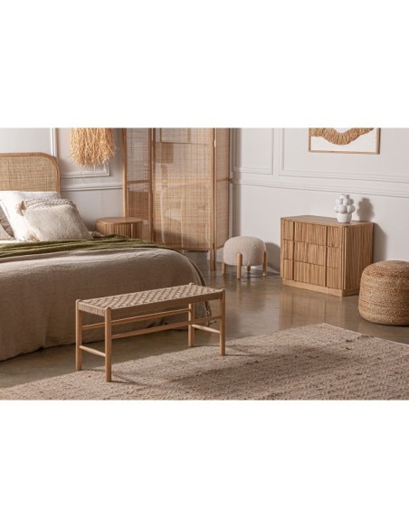 Alfombra ALIENA 200x310 cm, Yute / Marrón - Kodu Home Design