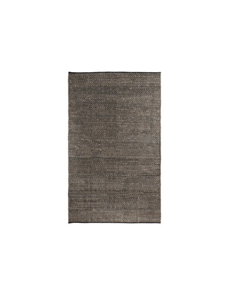 Alfombra ELARA 310x200 cm, Yute / Negro - Kodu Home Design