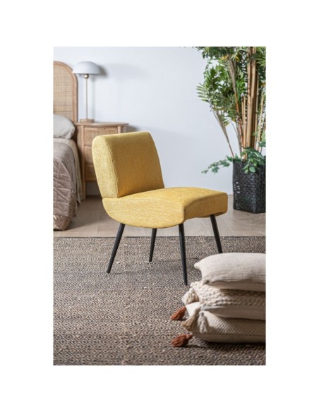 Alfombra ELARA 310x200 cm, Yute / Negro - Kodu Home Design