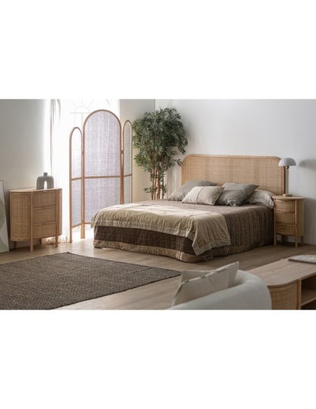 Alfombra ELARA 310x200 cm, Yute / Negro - Kodu Home Design