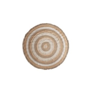 Alfombra ELA 220x220 cm, Yute / Marrón - Kodu Home Design