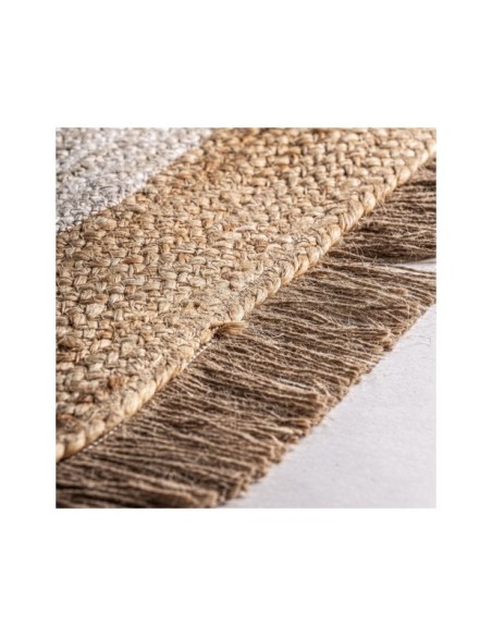 Alfombra ELA 220x220 cm, Yute / Marrón - Kodu Home Design