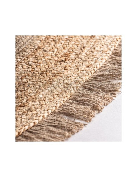 Alfombra EDNA 220x220 cm, Yute / Marrón - Kodu Home Design