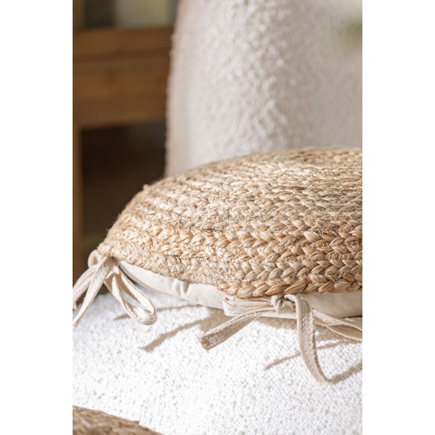 Cojín THIESI, Yute / Marrón - Kodu...