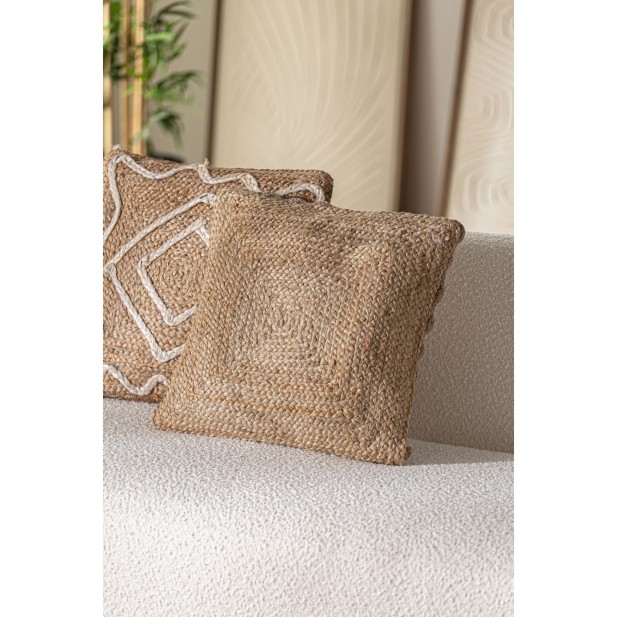Cojín THIESI, Yute / Marrón - Kodu...