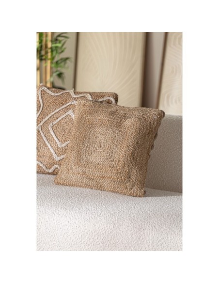 Cojín THIESI, Yute / Marrón - Kodu Home Design