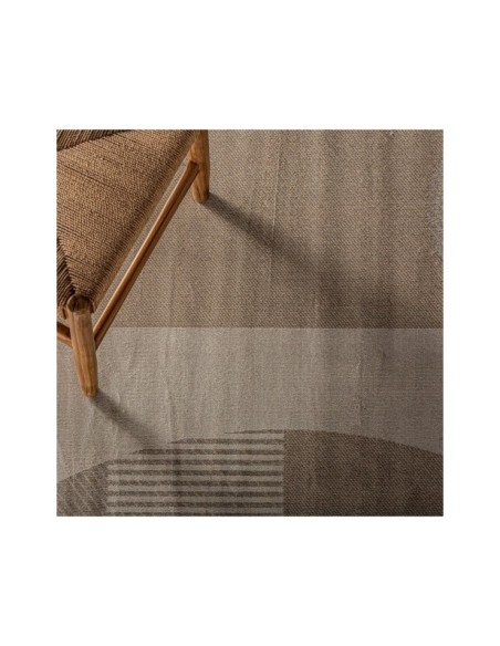 Alfombra IDOIA 300x200 cm, Viscosa / Marrón - Kodu Home Design