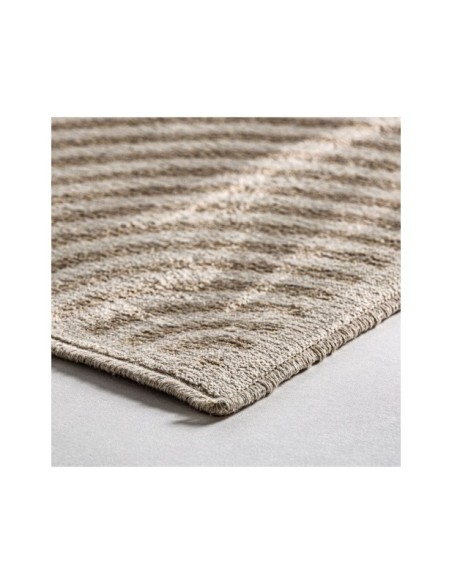 Alfombra IDOIA 300x200 cm, Viscosa / Marrón - Kodu Home Design