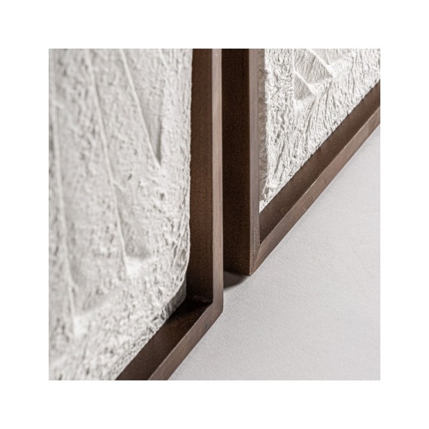 Cuadro NAKAL, Papel Maché / Blanco,...