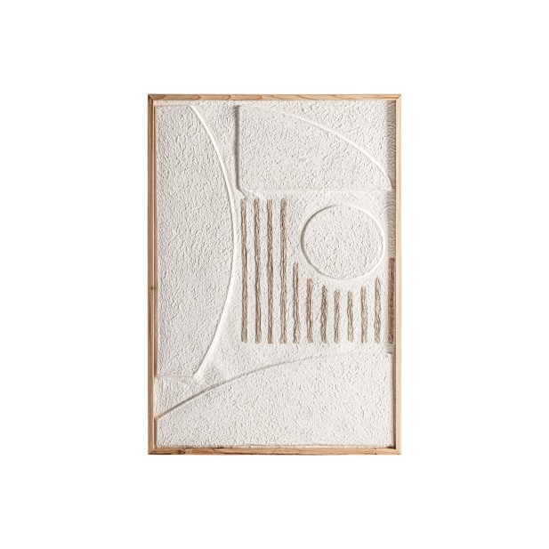 Cuadro PARKER, Papel Maché / Blanco,...