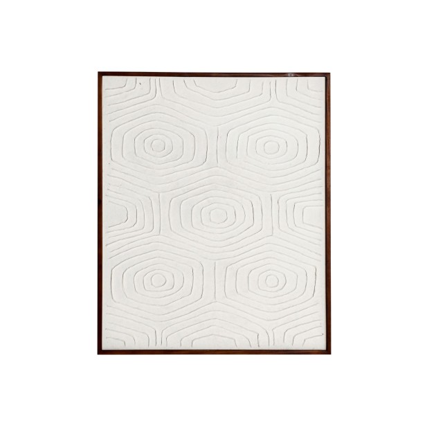 Cuadro PATRICK, Lienzo / Blanco -...