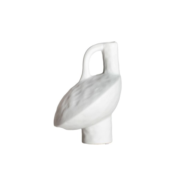 Jarrón BLECK, Cerámica / Blanco -...