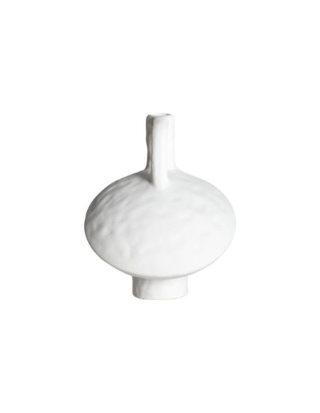Jarrón BLECK, Cerámica / Blanco - Kodu Home Design