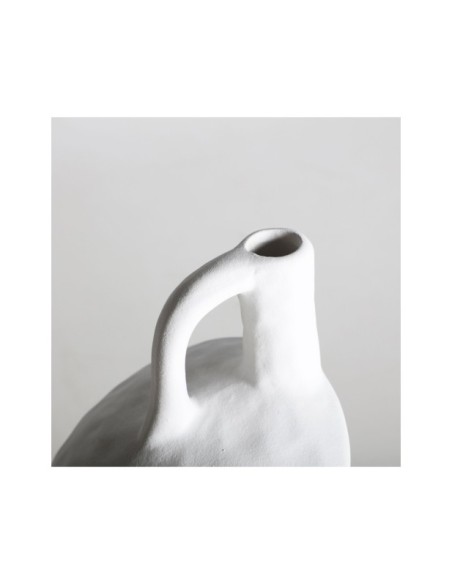 Jarrón BLECK, Cerámica / Blanco - Kodu Home Design