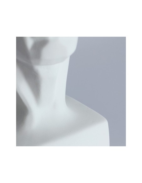 Figura Decorativa GALEO, Cerámica / Blanco - Kodu Home Design