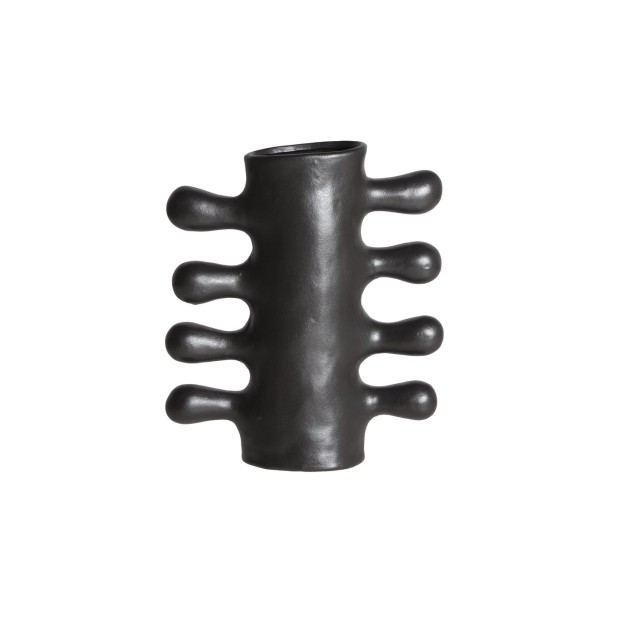 Jarrón GLESSY, Cerámica / Negro -...