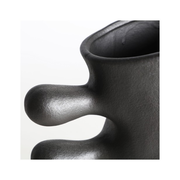 Jarrón GLESSY, Cerámica / Negro -...