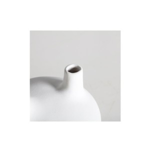 Jarrón ZICK, Cerámica / Blanco - Kodu Home Design 2