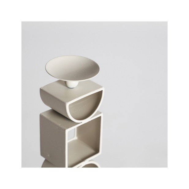 Portavelas GREYLE 7x26 cm, Hierro /...