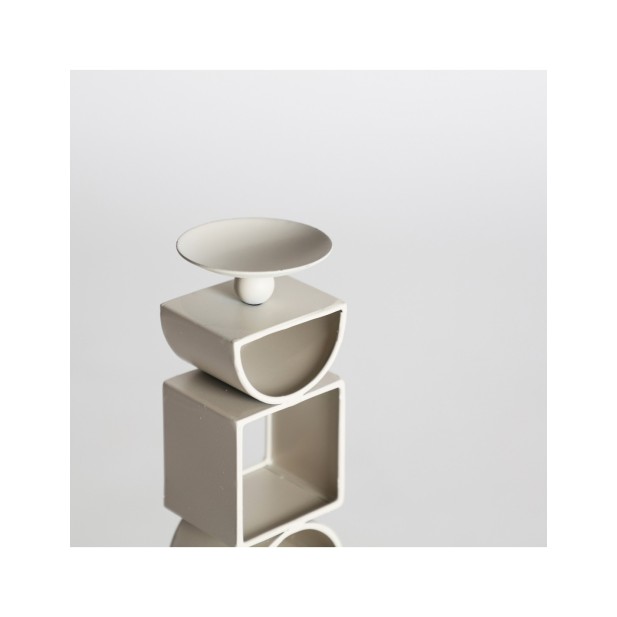 Portavelas GREYLE 7x31 cm, Hierro /...