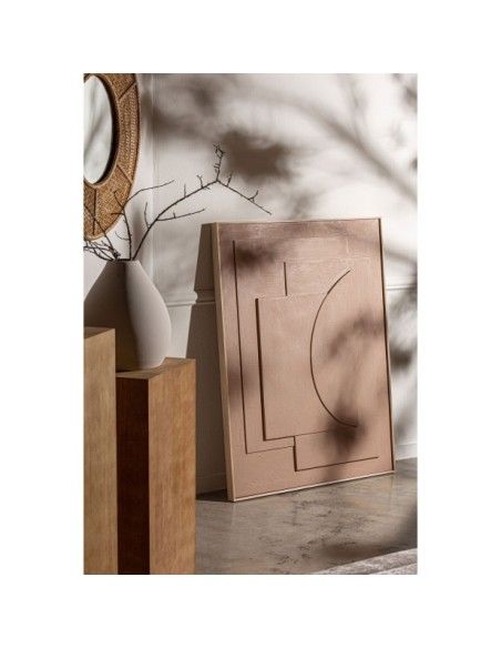 Cuadro CARSENIE, Lienzo / Marrón - Kodu Home Design