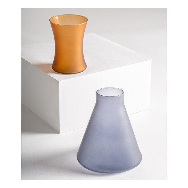 Vaso ELISEA, Vidrio / Naranja - Kodu...
