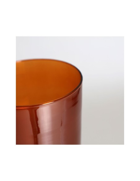 Jarrón KITHA, Vidrio / Naranja - Kodu Home Design