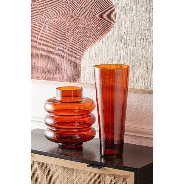 Jarrón KITHA, Vidrio / Naranja - Kodu...