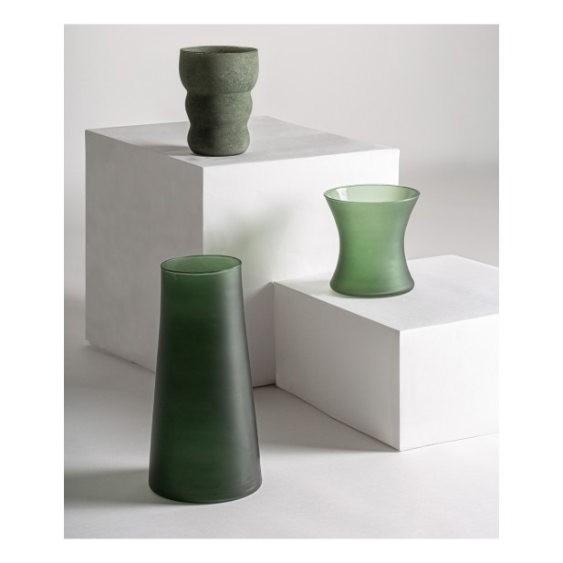Vaso KIHA, Vidrio / Verde - Kodu Home...