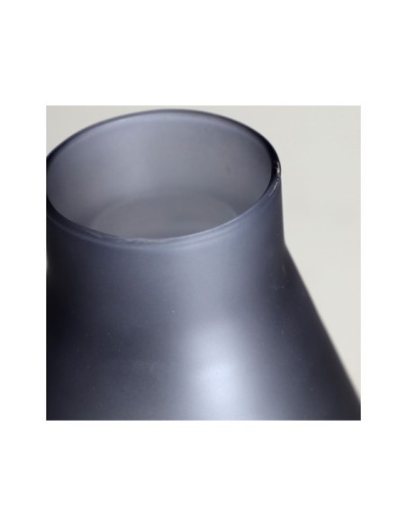 Jarrón KALHE, Vidrio / Gris - Kodu Home Design