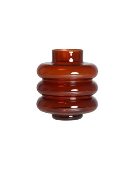 Jarrón KIDHA, Vidrio / Naranja - Kodu Home Design